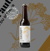 Bouteille et étiquette bière artisanale vent d'autant brasserie du séchoir