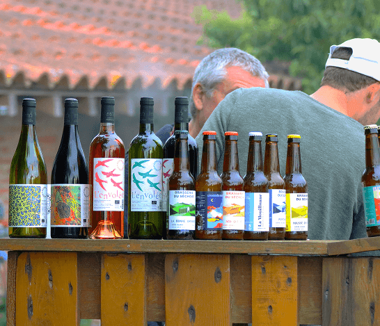 Vente directe à la brasserie